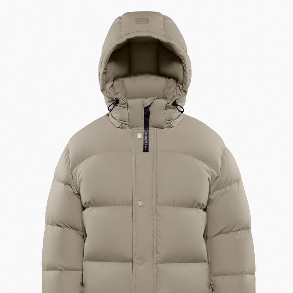 Aritzia The Super Puff™ Shorty (XXS, Modern Taupe)